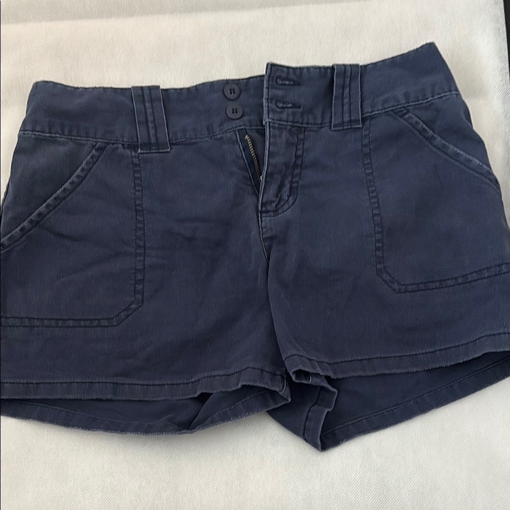 SO Blue Cargo Shorts with Cotton Blend